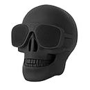 Skull Head Speaker Portable Bluetooth Speakers 8W Output Bass Stereo with DSP Compatible for Desktop PC/Laptop/Mobile Phone/MP3/MP4 Player for Halloween Unique Gift Home Party Traveling&Outdoor -Black