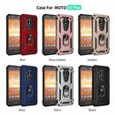 For Motorola Moto E5 Play Phone Case Shockproof Cover + Tempered Glass Protector