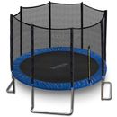 SereneLife Outdoor Trampoline w/ Enclosure 12Ft - Full Size Backyard Trampoline w/ Safety Net - Enclosed Trampoline For Kids, Teen | Wayfair