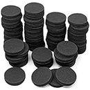 60 Pcs Furniture Pads DanziX 1 inch Non Slip Felt Floor Protector Chair Leg Pads for Hardwood Floors Hard Surfaces with Durable Self-Stick Adhesive-Black