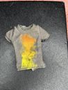 Monster High Doll Heath Burns Boy Doll Clothes Flame Printed Top Home Ick