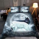 Wolves Quilt Duvet Cover Set Bedroom Decor Home Textiles Children Queen