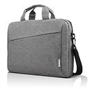 Lenovo Laptop Carrying Case T210, 15.6-Inch Laptop and Tablet, Sleek Design, Durable and Water-Repellent Fabric, Business Casual or School, GX40Q17231 Casual Toploader - Grey