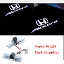 2 Car LED HD Laser Projector Door Puddle Lights For Honda Accord 2003-2013