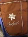 Crown Royal Salted Caramel  Snowflake Limited Edition Drawstring Bag 9" 750ml