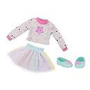 Glitter Girls-14 Doll Tulle Skirt & Sweater Shine Bright Outfit-Abbigliamento bambola 36 cm, giocattoli, vestiti e accessori per ragazze di 3 anni e più, Colore Vario, GG50108Z