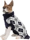 HAPEE Pet Clothes the Diamond Plaid Cat Dog Sweater,Dog Accessories,Dog Apparel,