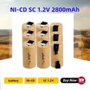 High-capacity Ni-CD SC batteries 2800mAh high power Sub C 1.2V rechargeable battery for power tools
