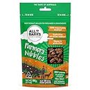 ALL BARKS Farmer's Nibbles - 100% Aussie Chicken, Whitefish, Spinach & Kelp - Natural, Grain-Free, Australian Dog Treats - Snacks, Training or Rewards for Dogs - 100g