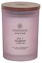 Chesapeake Bay Candle Scented Candle, Joy + Laughter (Cranberry Dahlia), Medium, Home Décor