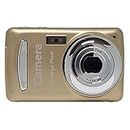 Jkowueom Digital Camera,Portable Cameras 16 HD Pixel Home Digital Camera Seniors Golden