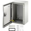 VEVOR 300 x 200 x 150 mm Carbon Steel Electrical Enclosure Box IP65 Wall Mount
