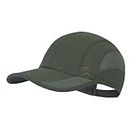 GADIEMKENSD Baseball Cap Quick Dry Sports Hat Unstructured Soft for Men Outdoor Run Golf Dad Bicycle Caps (Army Green, M)