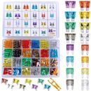 272pcs Car Blade Fuse Assortment Kit - 2a-35a Auto/truck/motorcycle Fuses W/ Box - Medium/small/mini Profile Fuses For Automotive Circuit Protection