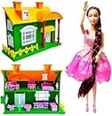 Amitasha Princess Dream Doll House for Girls Age 5 Years with Accessories & Doll Furnitures Playset