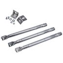 3* Stainless Steel BBQ Gas Grills Replacement Tube Burners Universal Adjustable