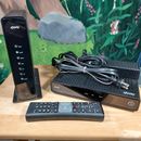 Xfinity Comcast Cable Box PR150BNM, Router Arris TG862G/CT, and remote XR5 v4-U