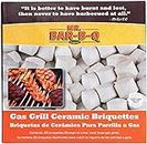 Mr. Bar-B-Q 06000Y Ceramic Gas Grill Self Cleaning Briquettes, Replacement for Lava Rocks, Cleaner Cooking, Gas Grill Briquettes for BBQ Grill, EMW8015680, 60 Count