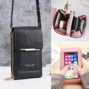 Handytaschen Damen Touchscreen Geldbörsen Schultertasche Handtasche für Samsung/iPhone