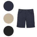 Junior's Super Stretch School Uniform Skinny Bermuda Shorts (Size: 4-20) NEW