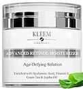 Retinol Face Cream with Hyaluronic Acid & Vitamin E | The Best Anti Aging Cream to Reduce Wrinkles & Age Spots | Day & Night use | for Women