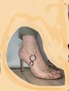Chaussures sandales, talon 9cm, SERGIO ROSSI, NEUVES, 37 Europe (38 France)