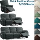 Recliner Sofa Covers 1/2/3 Seater Thick Jacquard Sofa Slip Cover Furniture Cover
