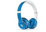 Beats Solo2 On-Ear Headphone Luxe Edition (WIRED, Not Wireless) (Renewed) - Blue
