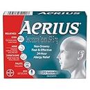 Aerius Allergy Medicine, Fast Relief, 24-Hour, Non-Drowsy, 15 Symptoms, 20 Tablets