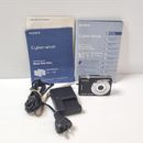 Sony Cyber-shot DSC-W30 6.0MP Digital Camera With Charger And Manuals Black