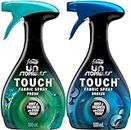Febreze Fabric Refresher Spray, Unstopables Touch Pet Odor Eliminator for Home & Strong Odors, Fresh & Breeze, 16.9 Oz (2 Count)