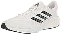 adidas Men's Supernova 3 Sneaker, White/Core Black/White, 9.5