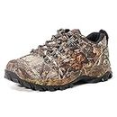 8 Fans Men's Waterproof Trekking Hiking Shoes,Lightweight Camo Walking Hunting Sneakers with Memory Foam Insole for Men&Women…Size 12