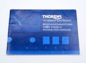 Thorens TD126 MK111 ELEKTRONISCHE BEDIENUNGSANLEITUNG - ORIGINAL UND SELTEN