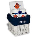 White Chad & Jake Syracuse Orange Team Personalized Small Gift Basket
