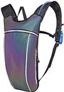 Hydration Backpack, Hydration Pack - Water Bag with 2l Hydration Bladder, Music Festival Essential - Rave Hydration Pack Hydropack Hydro for Hiking, Running, Biking (Luminescent)
