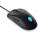 Alienware AW320M Wired Gaming Mouse, USB-A, Optical Sensor, 6 Configurable Buttons, Black