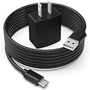 5 Ft Micro-USB Wall-Charger Fit for Barnes & Noble Nook-Glowlight-3, Plus eReader, Tablet 7,Ereaders,Simple Touch,Color Models BNTV200 BNRV250A BNRV250 Cable Power Cord