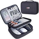 BUBM Electronic Organizer, Double Layer Travel Accessories Storage Bag