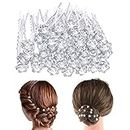 40PCS Wedding Hair Accessories Bridal Rhinestone & Pearl Flower Hair Pins U Shaped Crystal Hair Grips Hair Clips for Bridesmaid,Women,Girls,Kids Bobby Pins for Braids,Thick Hair(Silver)