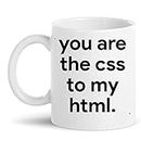 Funny Mug - css html computer data Gift for Men Women Gift 11Oz Coffee Cup T-Shirt