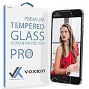 iPhone 6S / 6 Premium Quality Tempered Glass Screen Protector by Voxkin Invisible Protective Glass for iPhone 6 - Scratch Free, Perfect Fit & Anti Fingerprint - Crystal Clear HD Display