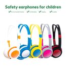 Kids Chlidren Wired Headphones Over Ear Safe Bass Headset Bendable Boy Girl Gift