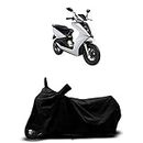 DUFFEL-All Two Wheeler Bike/Scooty Body Cover Used for Ather 450 Heat Protectio/Water Resistance/UV-Rays/Birds Dropping/Scratchproof/Dust Proof/Waterproof All Variants [Black]