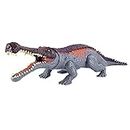 Jurassic World Toys Massive Biters Dinosaur Larger-sized Sarcosuchus Figure with Tail-activated Strike & Chomping Action, Movable Joints, Authentic Detail; Ages 4 & Up