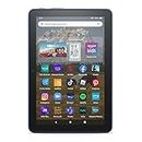 Amazon Fire HD 8 tablet, 8” HD Display, 32 GB, 30% faster processor, designed for portable entertainment, (2022 release), Denim
