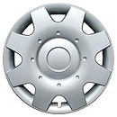 OxGord Hubcaps Wheel Covers - (Set of 4) Hub Caps Wheels Rim Cover - Car Accessories Silver Hubcap Standard Steel Rims - Snap On Auto Tire Replacement Exterior Cap (Silver, 16 Inch)