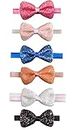 ANNA CREATIONS Multi-coloured hairband Elastic Hair Accessory (Set of 6) for Baby Girls and Kids (MULTI-3)
