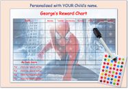 Personalised Good Behaviour Reward Chart Reusable Kids Children SPID