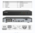 HIKVISION OEM DS-7608NI-Q1/8P 8MP 8CH 8POE 4K NVR H.265+ Network Video Recorder